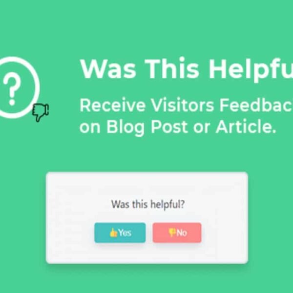 Was This Helpful plugin