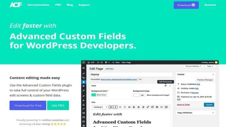 advanced custom fields pro