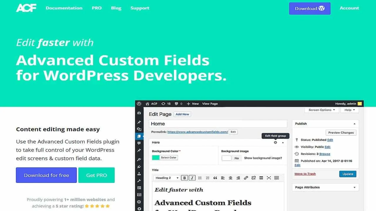 ⁦Advanced Custom Fields (ACF)⁩ - الصورة ⁦1⁩