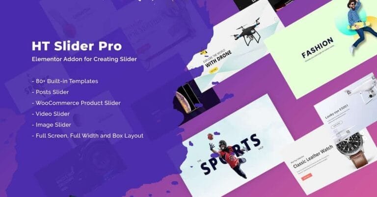 HT Slider Pro for Elementor
