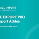 WP All Export User Export Add-On Pro