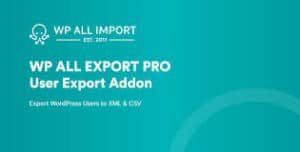 WP All Export User Export Add-On Pro