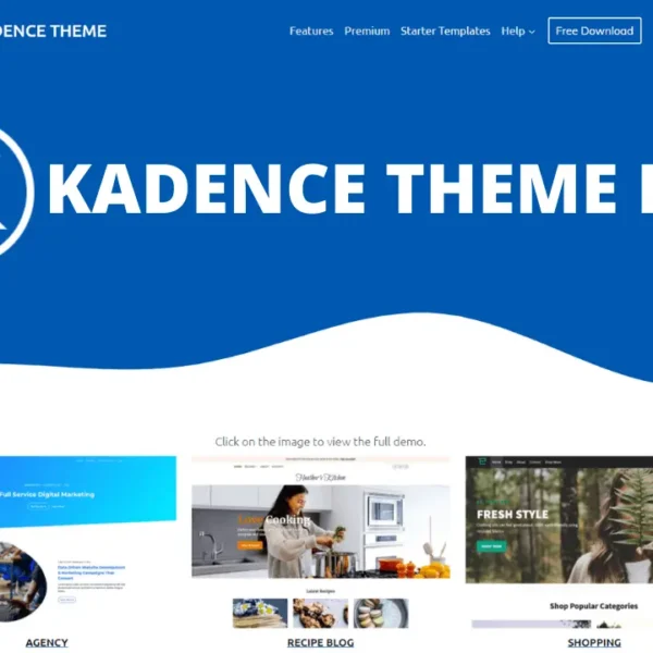 Kadence Theme